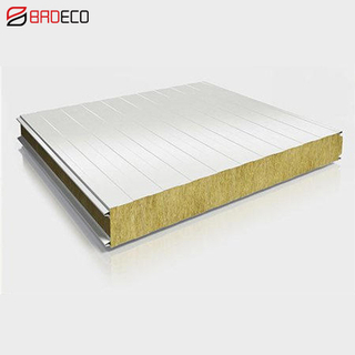Fireproof Rock Mineral Wool Sandwich Wall Panel Price